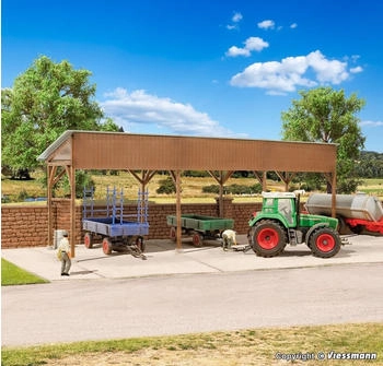 Kibri Holzcarport 1:87 H0 Bausatz (38349)