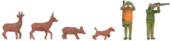 Faller J&auml;ger und Rehe 1:87 Spur H0 Figuren (151702)
