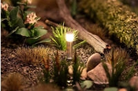 Faller FAL 180139, Faller LED-Wegleuchte, silber, warmwei&szlig;, 3 St&uuml;ck