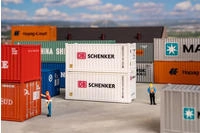 FALLER 182053, FALLER 182053 H0 20' Container DB 2er-Set, Ep. IV