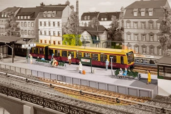 Auhagen 43688 TT Bahnsteig ohne Überdachung