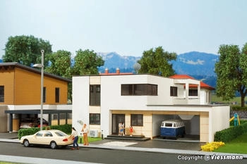 Kibri 38338 H0 Kubushaus Anna mit Balkon - Polyplate Bausatz