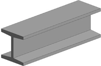 Evergreen Stoves H-Profil 350x6.3x6.0 mm - 1/4 2 Stk. (500287)