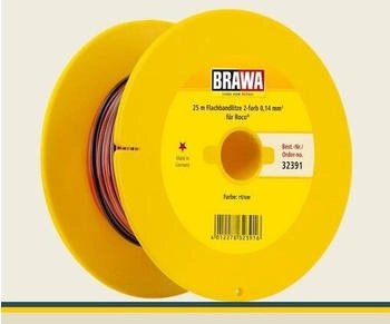 Brawa Doppellitze 0.14 mm² 25 m rot/schwarz (32391)