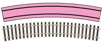 Lenz Gleis gebogen R2 Radius 1028.7 mm Spur 0 (45022)