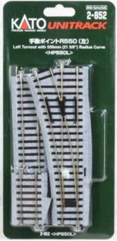 Kato Unitrack Weiche links 215 mm 1 Stk. H0 (2-852)