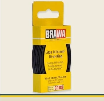Brawa Litze 0.14 mm² 10 m schwarz (3108)