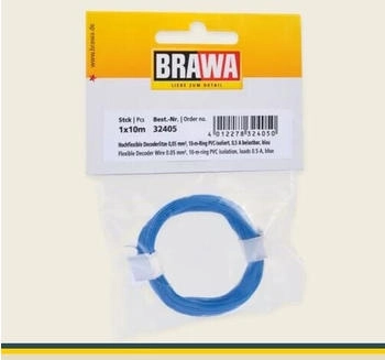 Brawa Hochflexible Decoderlitze 0.05 mm² 10 m blau (32405)