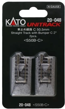 Kato N Prellbock Typ C 50 mm 2 Stk. (K20-048)