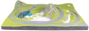 Noch Z Fertiggelände zentral Bozen Z Märklin miniclub Gleis Z Rokuhan Gleis (mit Bettung) (87043)
