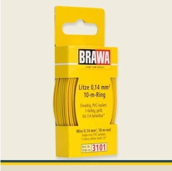 Brawa Litze 0.14 mm² 10 m gelb (3101)