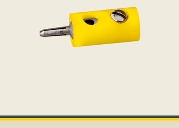 Brawa Querlochstecker 2.5 mm gelb 10 Stk. H0 (3051)