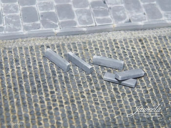 Juweela H0 (1:87) 28354 - 1:87 Bordsteine Gerade - 560x