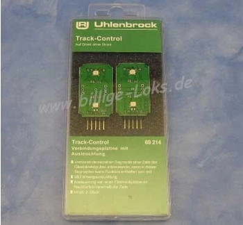 Uhlenbrock 69214 - Track-Control 2 Verbindungsplatinen m. Ausleucht.