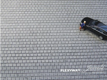 Juweela FLEXYWAY Platten 40×40 grau dunkel 1 Segm. H0 1:87 (28281)