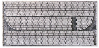Noch Struktur-Bürgersteig Kopfsteinpflaster 2,4 cm breit Gesamtlänge 83 cm H0 (60342)
