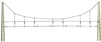 Sommerfeldt H0 (1:87) 130 - Quertragwerk komplett mit Masten 250 mm Bausatz (1 Stück) {# 130}