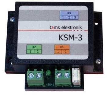 Tams Elektronik 49-01137-01 - KSM-3 I Kehrschleifenmodul für digitale Anlagen Fertig-Gerät (im Gehäuse)