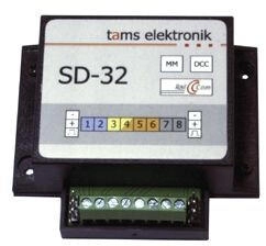 Tams Elektronik 43-00327-01 - Servodecoder SD-32 - Fertig-Gerät (im Gehäuse)