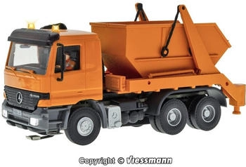 Viessmann Viessmann H0 (1:87) 8040 - H0 MB ACTROS 3-achs Absetzkipper mit Rundum- leuchten kommunalorange Basis Funktionsmodell