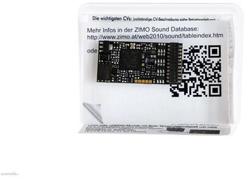 Zimo MS440C - H0 mfx-Sounddecoder 21MTC 30x15x4mm/1,2A/8FA/3W Audio/Servo/16VEnergiesp.