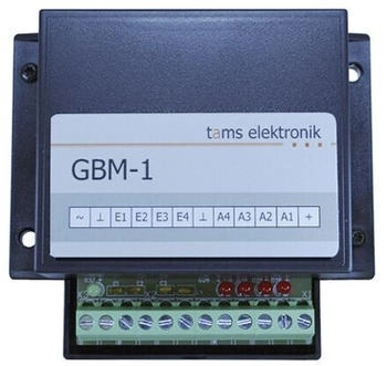 Tams Elektronik 52-01017-01 - Gleisbesetztmelder GBM-1 Fertig-Gerät (im Gehäuse)