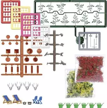 Busch Model BUSCH 1836 H0 Balkon-Set