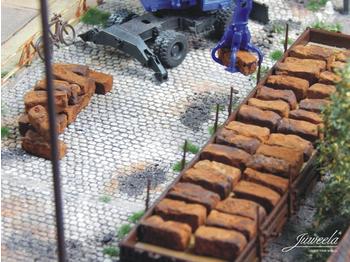 Juweela H0 1:87 28193 Schrottballen rostig Echtrost 60x