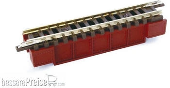 Rokuhan Z 7297085 Vollwandbrücke dunkelrot 55 mm eingleisig