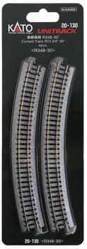 Kato N K20-130 Gleis gebogen R348mm 30° 4 St. - Lemke