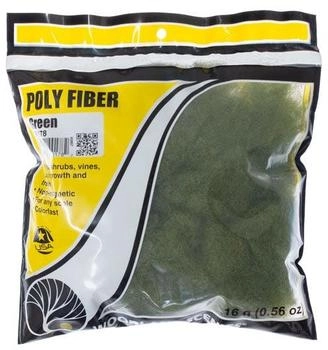 Woodland Scenics WFP178 POLY FIBER Synthetische Faser grün