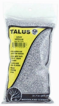 Woodland Scenics WC1279 TALUS Gesteinsbrocken grau mittel