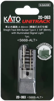Kato N K20-063 Prellbock Typ A 66mm mit Beleuchtung Lemke