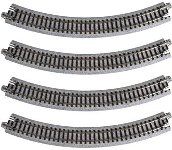 Kato Gleis gebogen R249 mm 45° 4 Stk. N (K20-100)