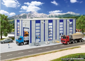 Kibri 39254 H0 LKW Reparaturhalle modern