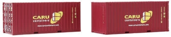 Igra Model H0 (1:87) 98010024 2-tlg set Container 20 Caru Low Cube