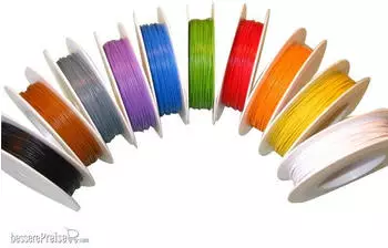 Schönwitz 50061 25 Meter Miniaturkabel Litze LIFY 0,14mm² braun