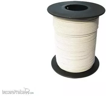 Schönwitz 50350 100 Meter Miniaturkabel Litze flexibel LIY 0,14mm² weiß