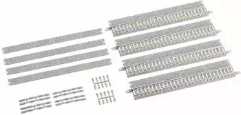 Tomytec N 971769 4 Gleise gerade mit breiter Schotterbettung je 140 mm