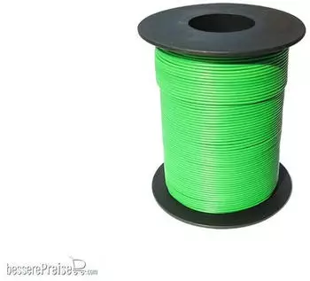 Schönwitz Schönwitz 50344 100 Meter Miniaturkabel Litze flexibel LIY 0,14mm² grün