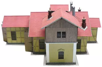 Igra Model IGRA 162017 N Lokschuppen Zwettl Bausatz