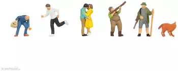 Noch H0 (1:87) 15883 Figuren-Set Im Wald