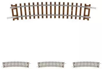 Hornby TT8017 TT Gebogenes Gleis Radius 4 396 mm 15&deg;