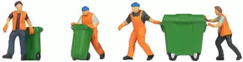 Noch H0 (1:87) 15027 M&uuml;llabfuhr Figuren H0