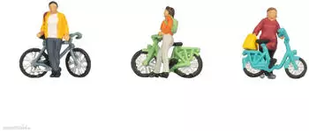 Noch H0 (1:87) 15896 Fahrradfahrer Figuren