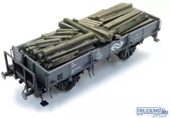 Artitec ARTITEC 28.125 H0 Ladegut: Alte Bahnschwellen für Sandwagen - Fertigmodell