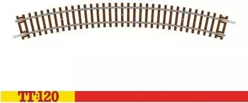 Hornby TT8005 TT Gebogenes Gleis Radius 3 353 mm 30°