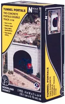 Woodland Scenics WC1156 N Tunnelportal zweigleisig Beton
