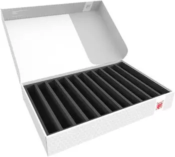 Feldherr Lagerbox DSLB075 für Modelleisenbahn, 11 Stege, Spur H0 (DSLB075P02)