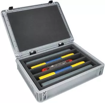 Feldherr Eurobox 40x30 Set Schaumstoffeinlage Modelleisenbahn Spur H0